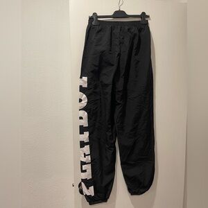 OTTO Men's Black Joggers with Bold White‎ Logo